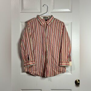 Vintage Lauren Ralph Lauren Women’s Striped Button Down Shirt